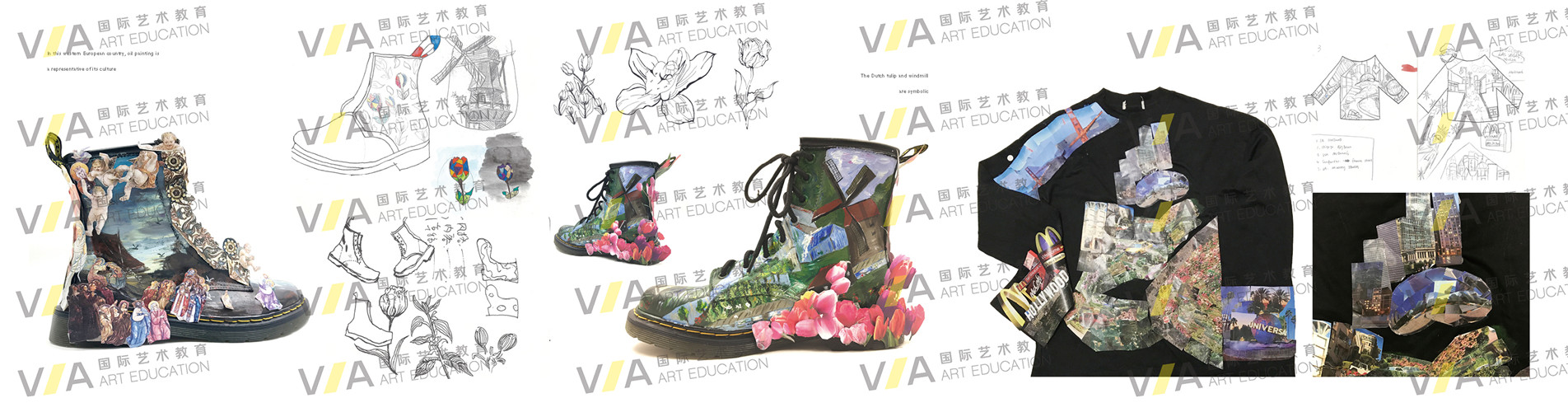 服裝設計專業藝術生留學作品集案例
